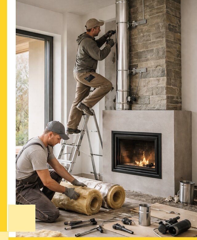 Монтаж дымоходов для каминов в Кулебаках от 15459 р. ЭриданКлб