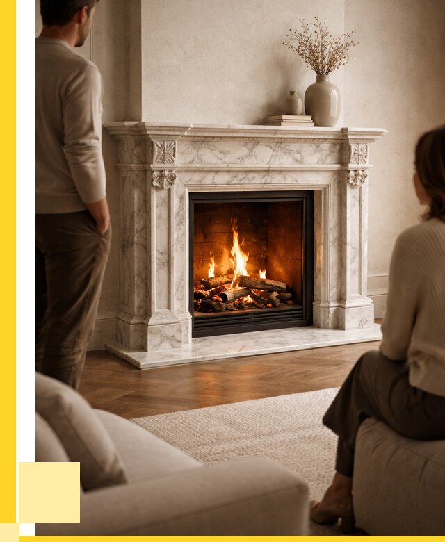 Мраморные камины под ключ в Кулебаках от 257650 р. | ЭриданКлб