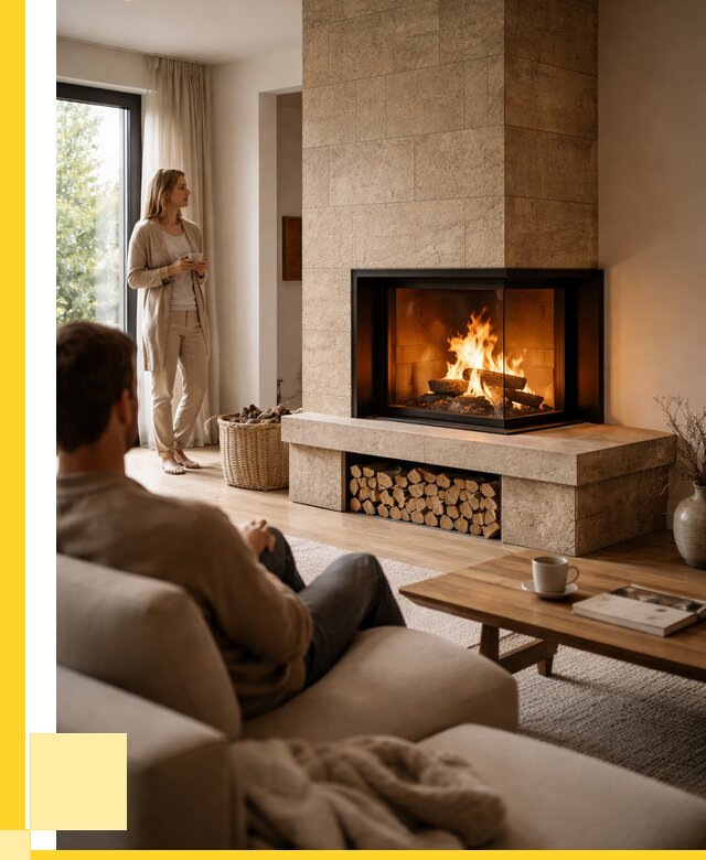 Угловые камины из кирпича установка в Кулебаках от 154590 р. ЭриданКлб