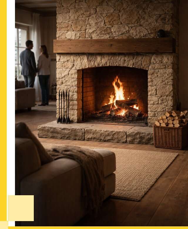 Открытые камины под ключ в Кулебаках от 154590 р. ЭриданКлб