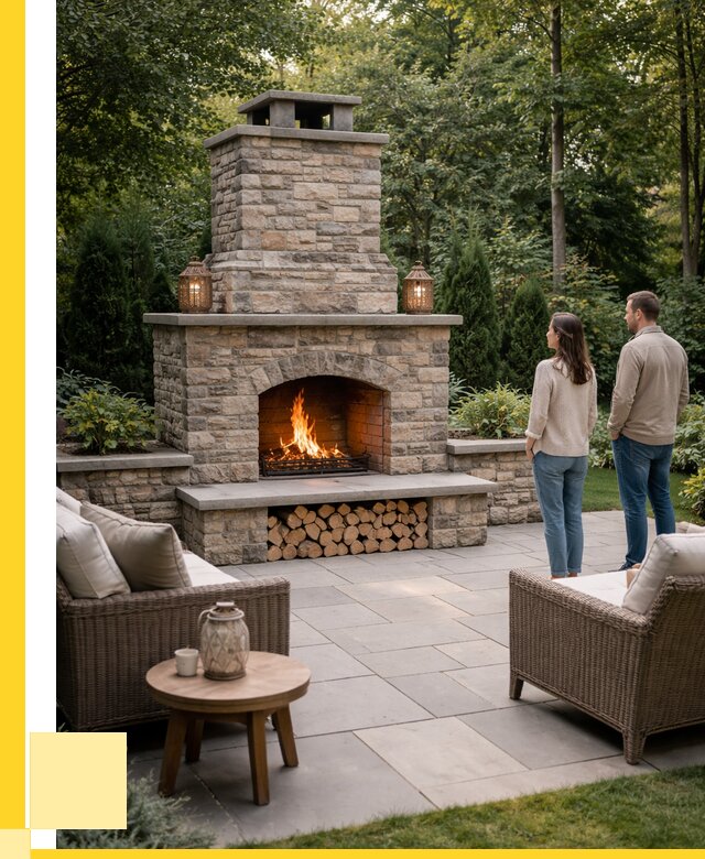 Уличные камины из кирпича в Кулебаках от 154590 р. | ЭриданКлб