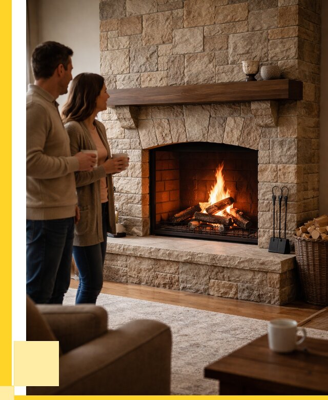 Каменные камины на заказ в Кулебаках от 185508 р. | ЭриданКлб