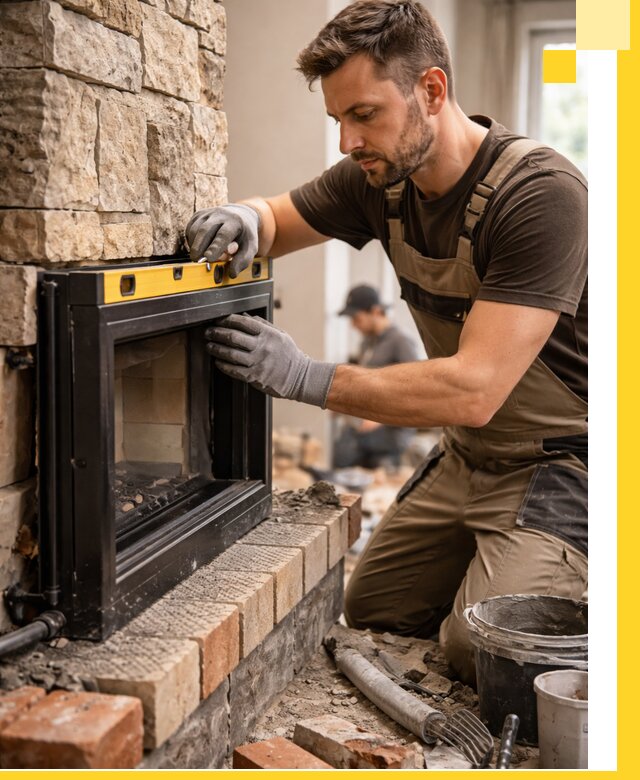 Дровяные камины под ключ в Кулебаках: монтаж, обустройство