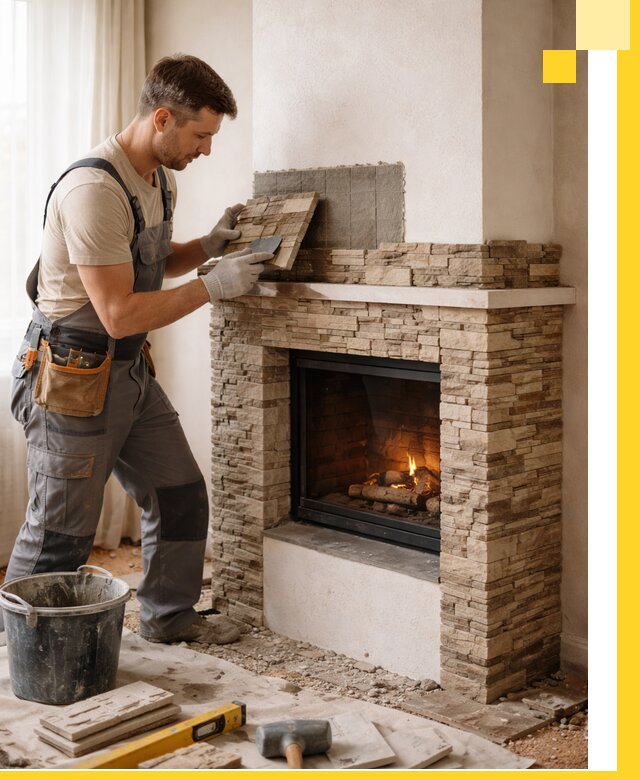 Изготовление и монтаж каминов для дома под ключ в Кулебаках