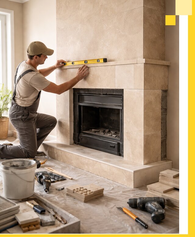 Установка и монтаж каминов в частном доме под ключ в Кулебаках