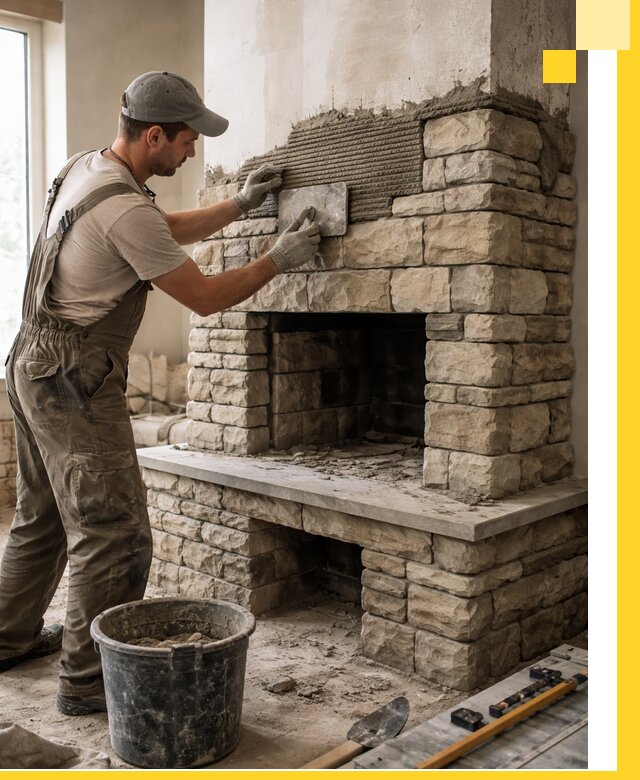 Строительство каминов под ключ в Кулебаках от проектирования до монтажа