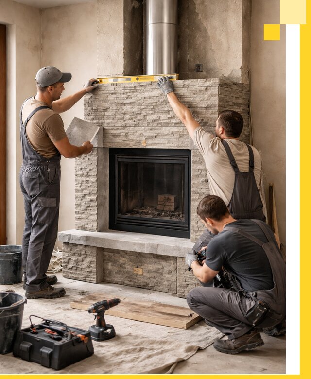 Профессиональный монтаж каминов под ключ в Кулебаках для дома