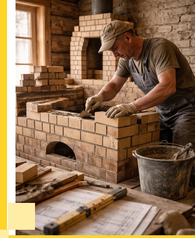 Кладка печей из кирпича в Кулебаках цены от 30918 р. - ЭриданКлб