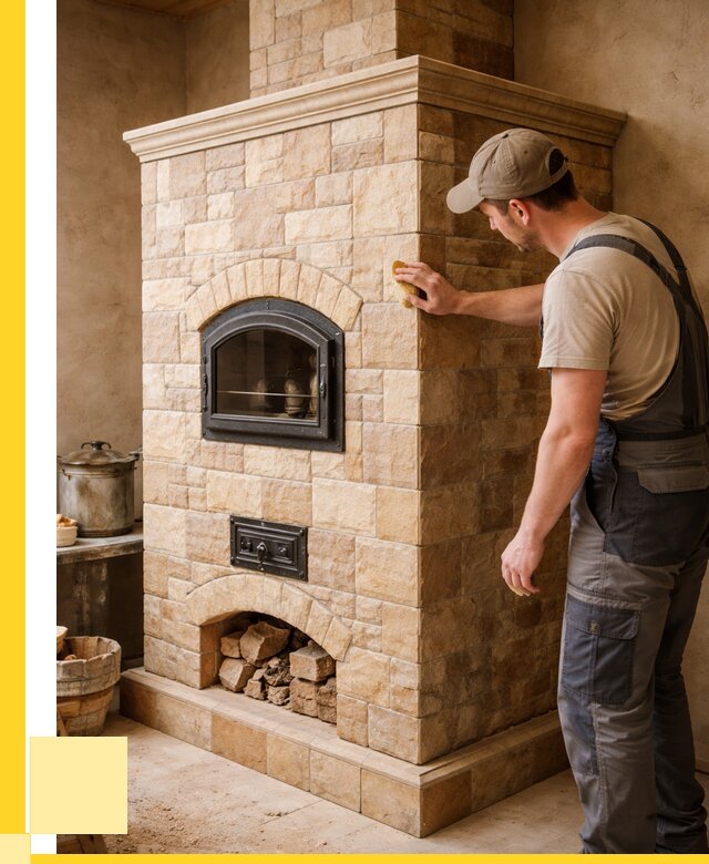 Облицовка печей в Кулебаках от 4638 р. под ключ | ЭриданКлб