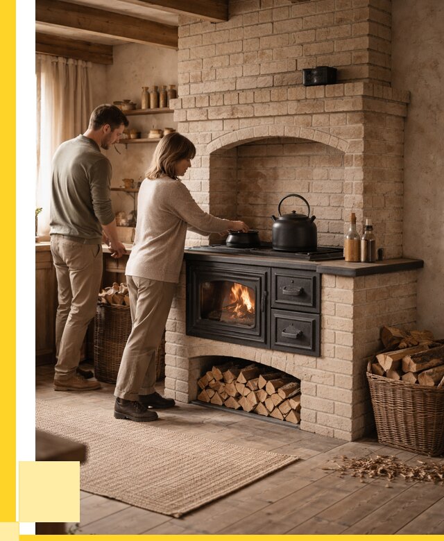 Печи с плитой в Кулебаках от 46377 р. | ЭриданКлб — кирпичная печь