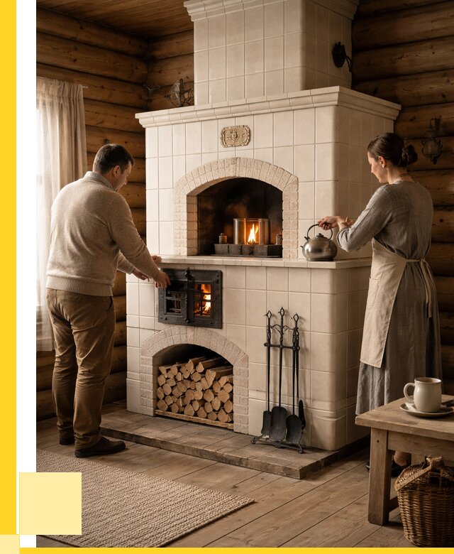 Русские печи в Кулебаках: установка от 154590 р. ЭриданКлб