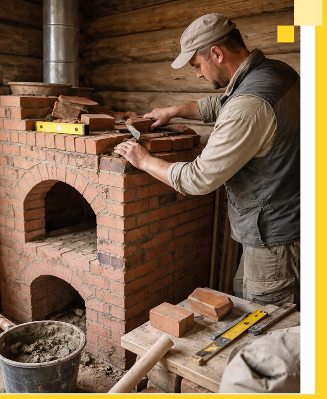 Изготовление и установка русских печей в Кулебаках под ключ