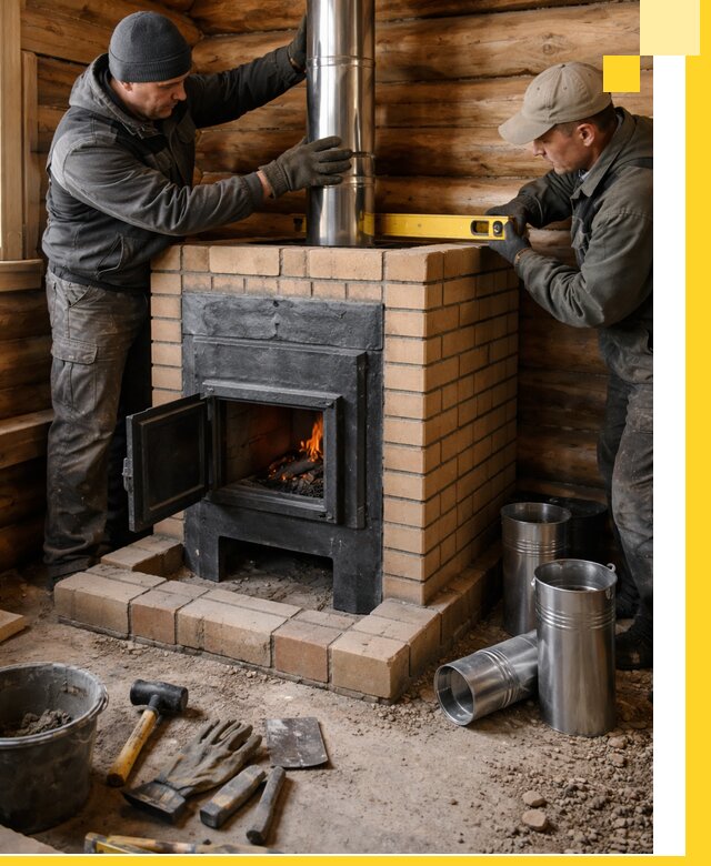 Проектирование, изготовление и установка банных печей в Кулебаках