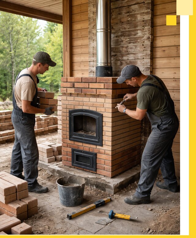 Производство и установка дачных печей под ключ в Кулебаках