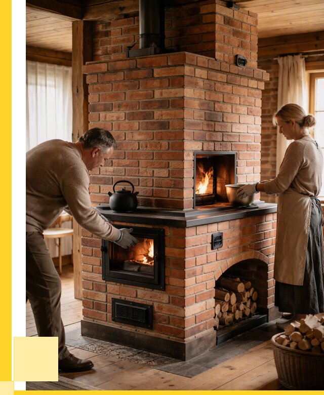 Печи для загородного дома под ключ в Кулебаках от 82448 р. | ЭриданКлб