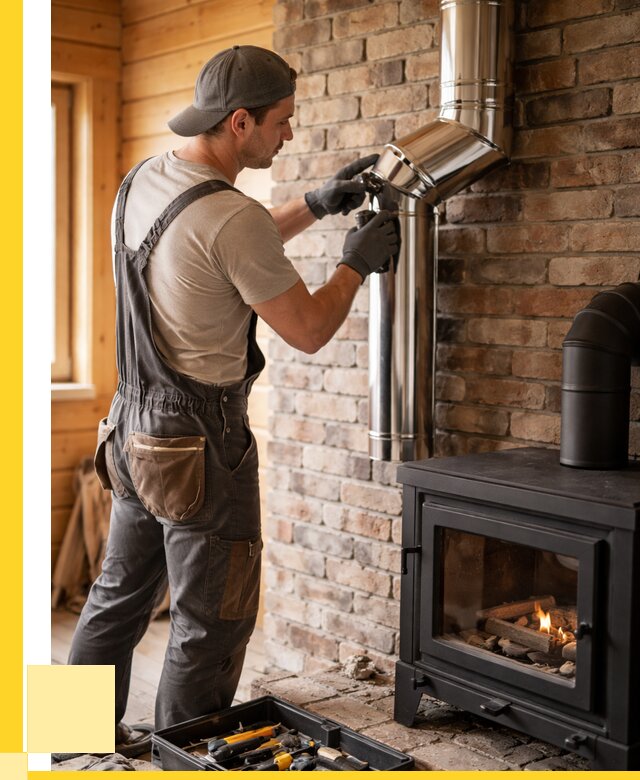 Монтаж дымоходов для печей в Кулебаках от 7730 р. | ЭриданКлб