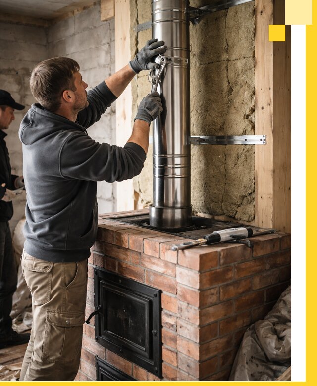 Изготовление и монтаж печей и дымоходов под ключ в Кулебаках