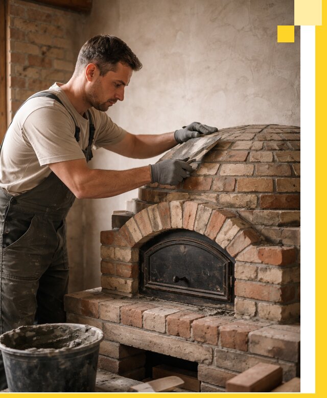 Изготовление и монтаж помпейских печей на заказ в Кулебаках