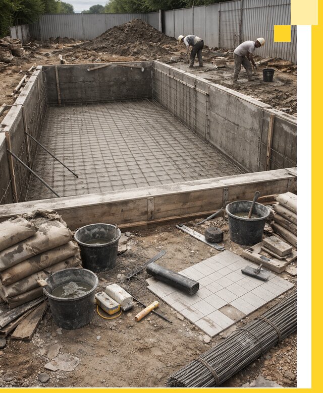 Строительство бассейнов под ключ в Кулебаках, дизайн и монтаж