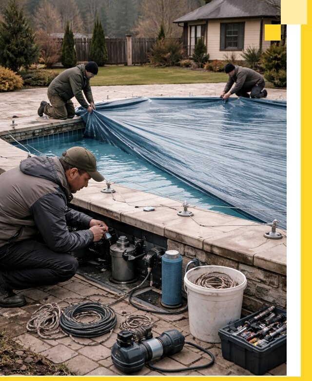 Консервация бассейнов в Кулебаках: подготовка к длительному хранению