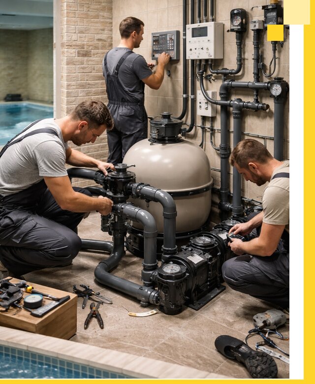 Комплексное оборудование для бассейнов под ключ в Кулебаках