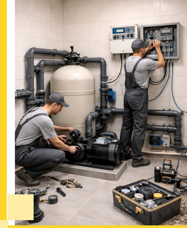 Монтаж оборудования для бассейнов в Кулебаках от 41224 р. | ЭриданКлб