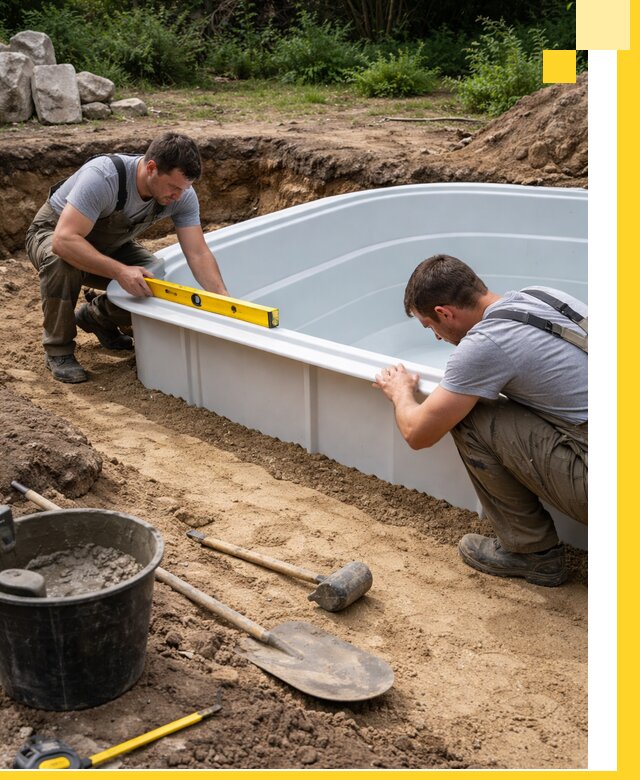 Производство и установка пластиковых бассейнов в Кулебаках под ключ