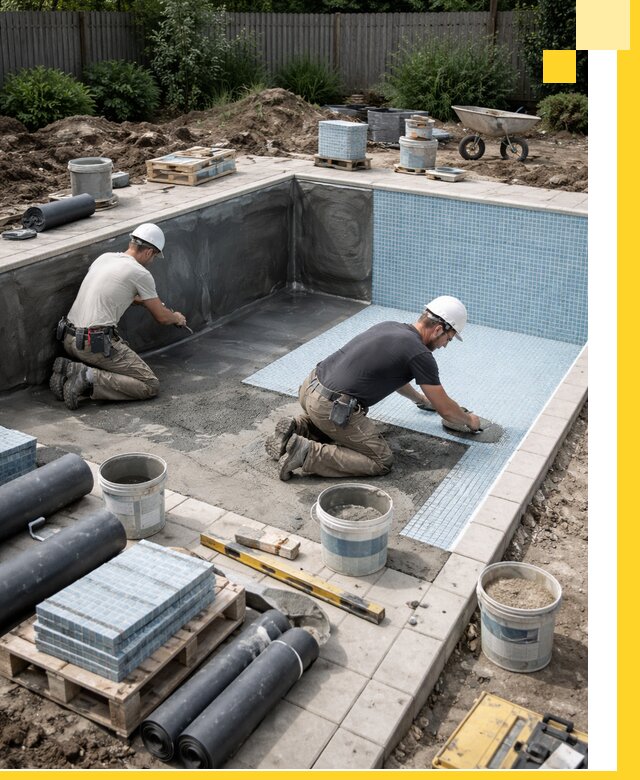 Проектирование и строительство стационарных бассейнов в Кулебаках