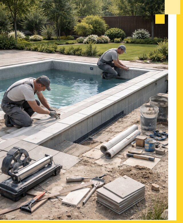 Строительство открытых бассейнов под ключ в Кулебаках профессионально