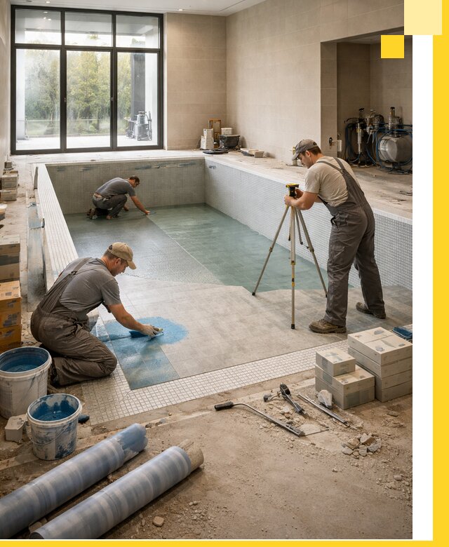 Проект и строительство закрытых бассейнов в Кулебаках под ключ