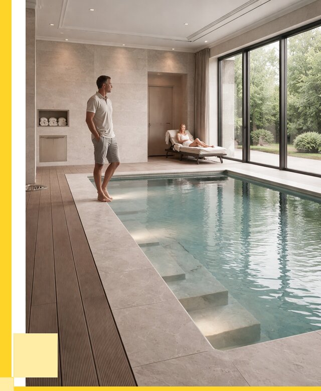 Бассейны в коттедже под ключ в Кулебаках от 1236720 р. | ЭриданКлб