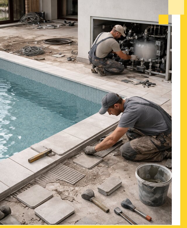 Строительство и монтаж бассейнов в коттедже в Кулебаках