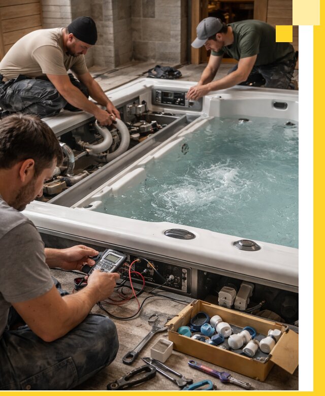 Гидромассажные бассейны под ключ в Кулебаках, дизайн и монтаж