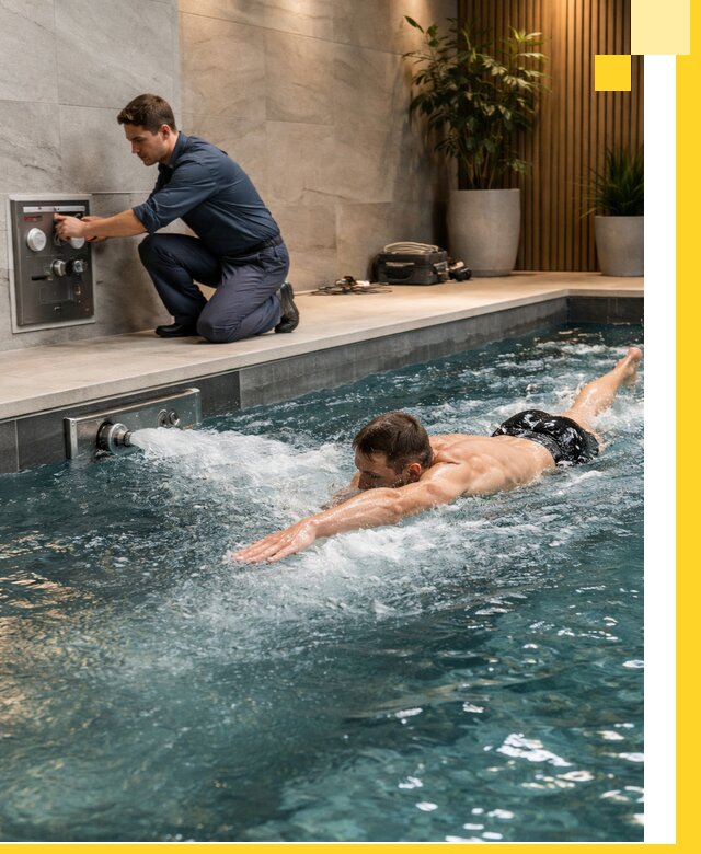 Проектирование и монтаж бассейнов с противотоком в Кулебаках