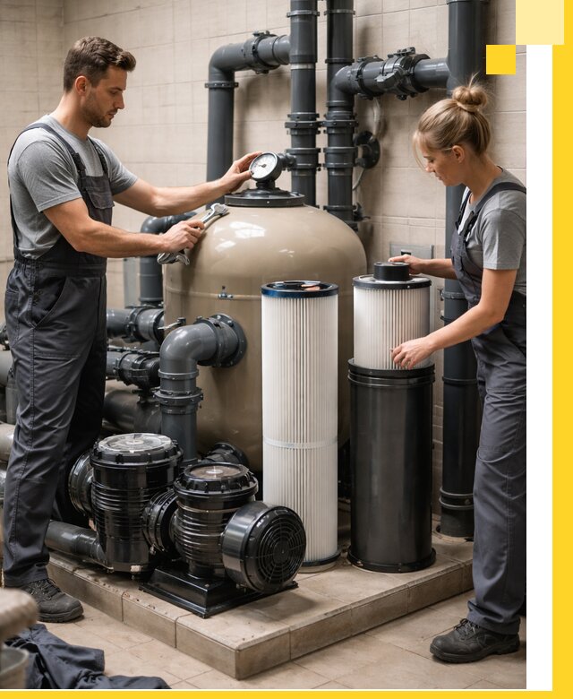 Фильтры и системы фильтрации для бассейнов в Кулебаках