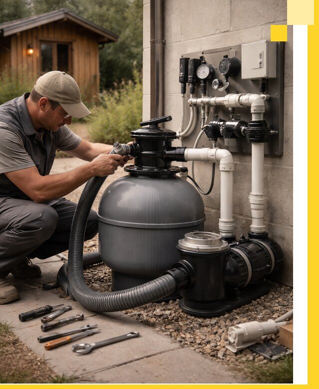 Продажа и монтаж фильтров и насосов для бассейнов в Кулебаках