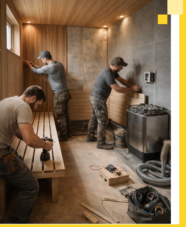 Сауны под ключ в Кулебаках, проектирование, строительство, отделка
