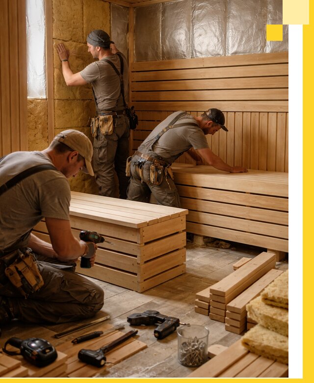 Профессиональное строительство саун под ключ в Кулебаках