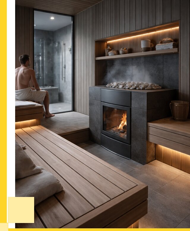 Проект сауны в частном доме в Кулебаках от 36071 р. | ЭриданКлб