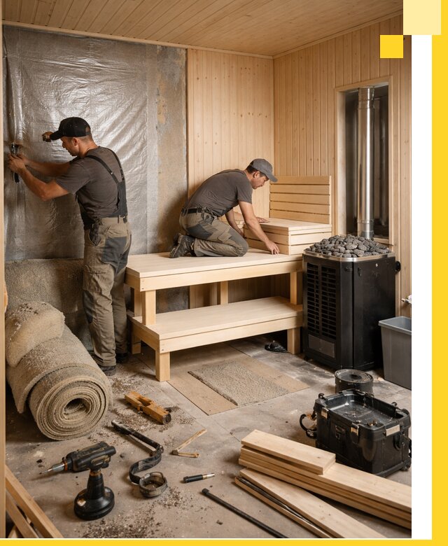 Проекты саун под ключ в Кулебаках дизайн и строительство