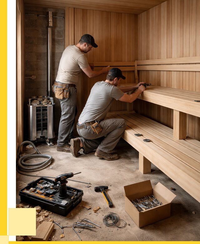 Монтаж саун под ключ в Кулебаках от 123672 р. | ЭриданКлб