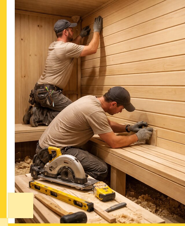 Обшивка саун вагонкой в Кулебаках от 2577 р. | ЭриданКлб