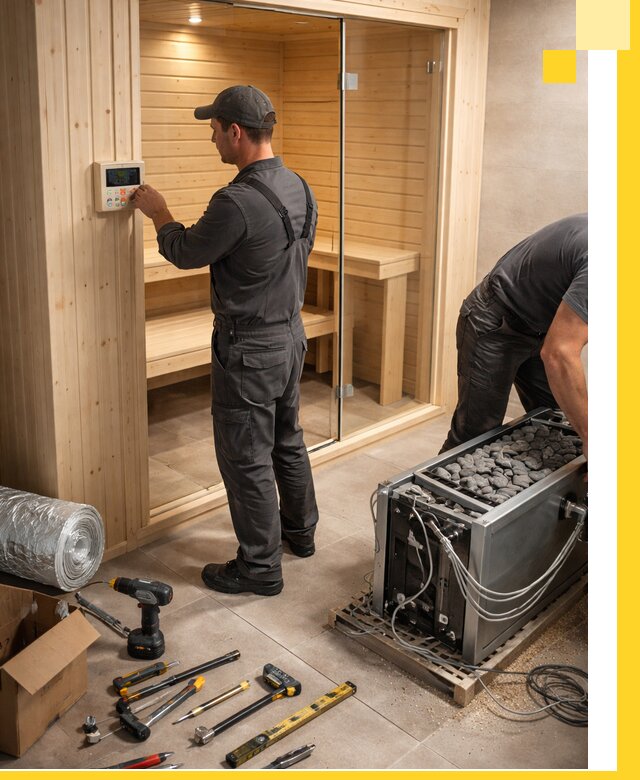 Поставка, установка и монтаж электрических саун в Кулебаках