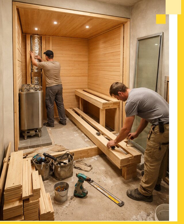 Проектирование и установка домашних саун под ключ в Кулебаках