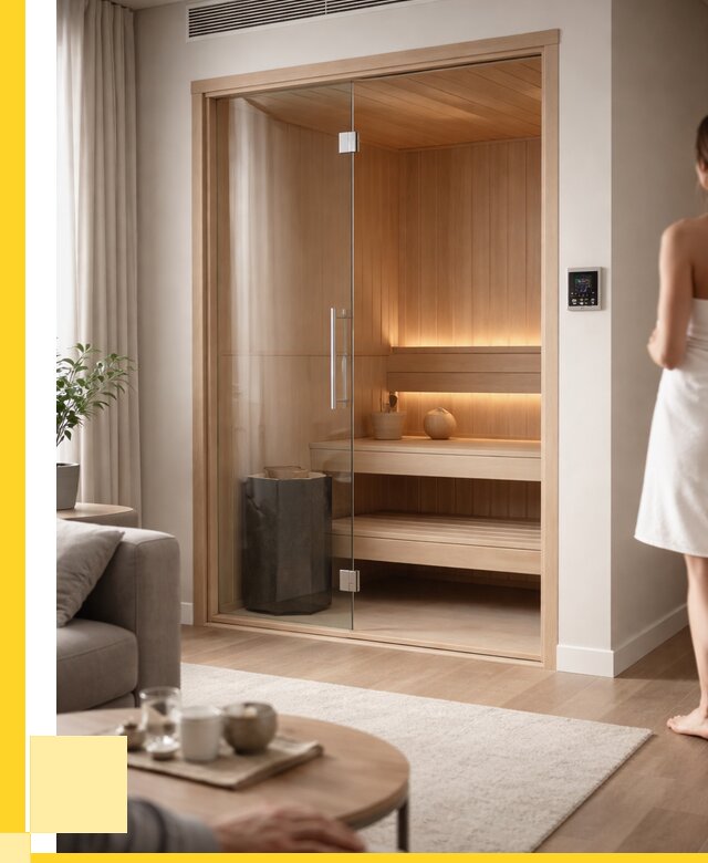 Сауна в квартире под ключ в Кулебаках от 123672 р. ЭриданКлб