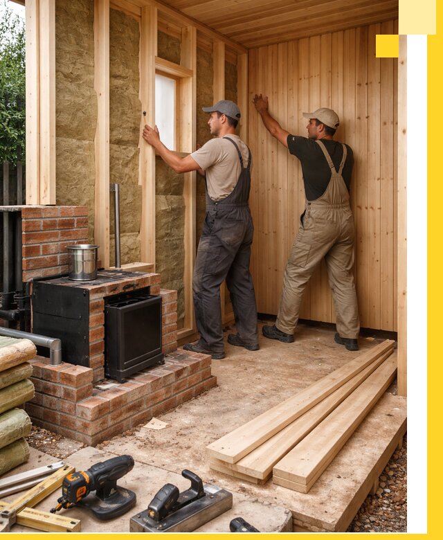 Строительство и установка дачных саун под ключ в Кулебаках