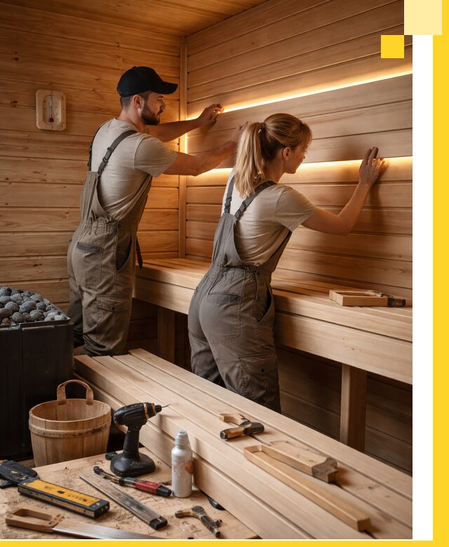 Дизайн саун и бань под ключ с индивидуальным проектом в Кулебаках