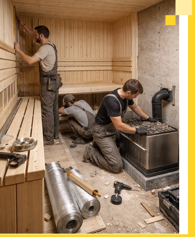 Индивидуальные сауны на заказ в Кулебаках под ключ, проект и монтаж