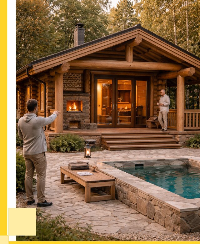 Проекты бань и хамам в Кулебаках от 25765 р. | ЭриданКлб