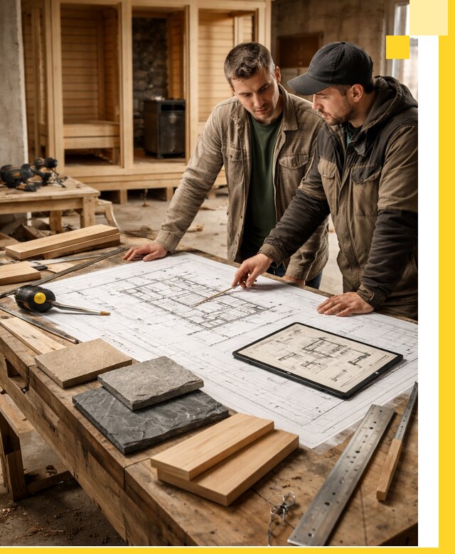 Проекты бань под ключ и планы строительства в Кулебаках